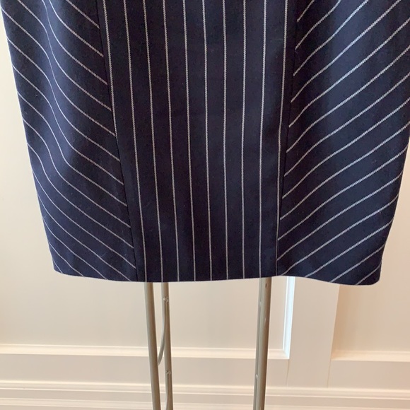 Pencil Skirt Navy/White Pinstripe - Picture 4 of 10